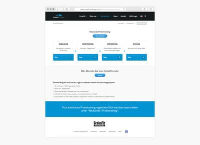 Screendesign - CrossFit Chiemgau Webdesign Screendesign Traunstein