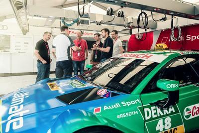 DTM Boxenführungen von Audi Sport