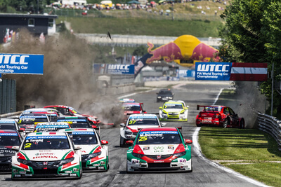 FIA WTCC - Salzburgring Crash