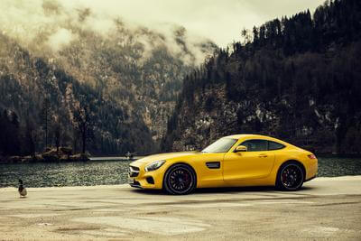 Mercedes Benz AMG GT-S am Königsee