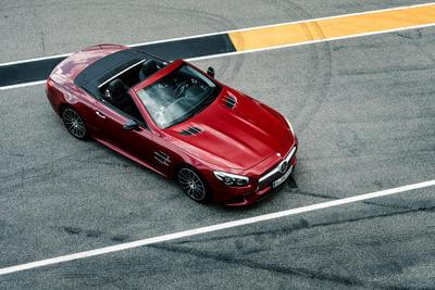 Mercedes Benz SL500 auf dem Sachsenring