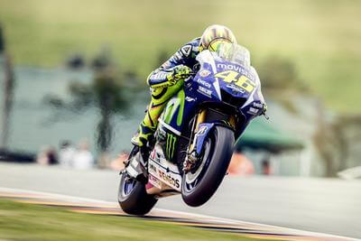 Valentino Rossi - Rennstrecke Sachsenring MotoGP