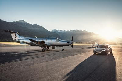 Kitzbühel Airways in Zell am See - Pilatus PC-12 NG