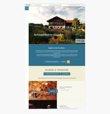 Homepage Traustein - Webdesign - Osterloh 