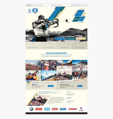 Webseiten Erstellung - Simninja - Biathlon Ruhpolding