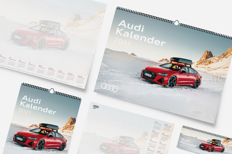 Audi Kalender & Schreibtischunterlagen 2021