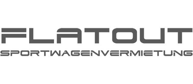 Flatout Sportwagenvermietung - Logo